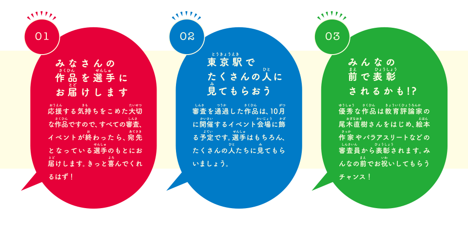 パラスポーツの選手を応援