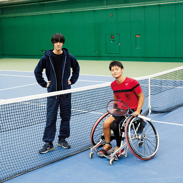 三木拓也（車いすテニス）×遠藤史也（メンズノンノモデル） サムネイル