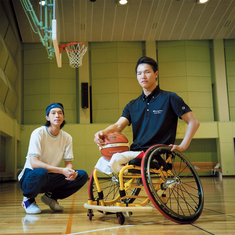 鳥海連志（車いすバスケットボール）×髙橋義明（メンズノンノモデル） サムネイル