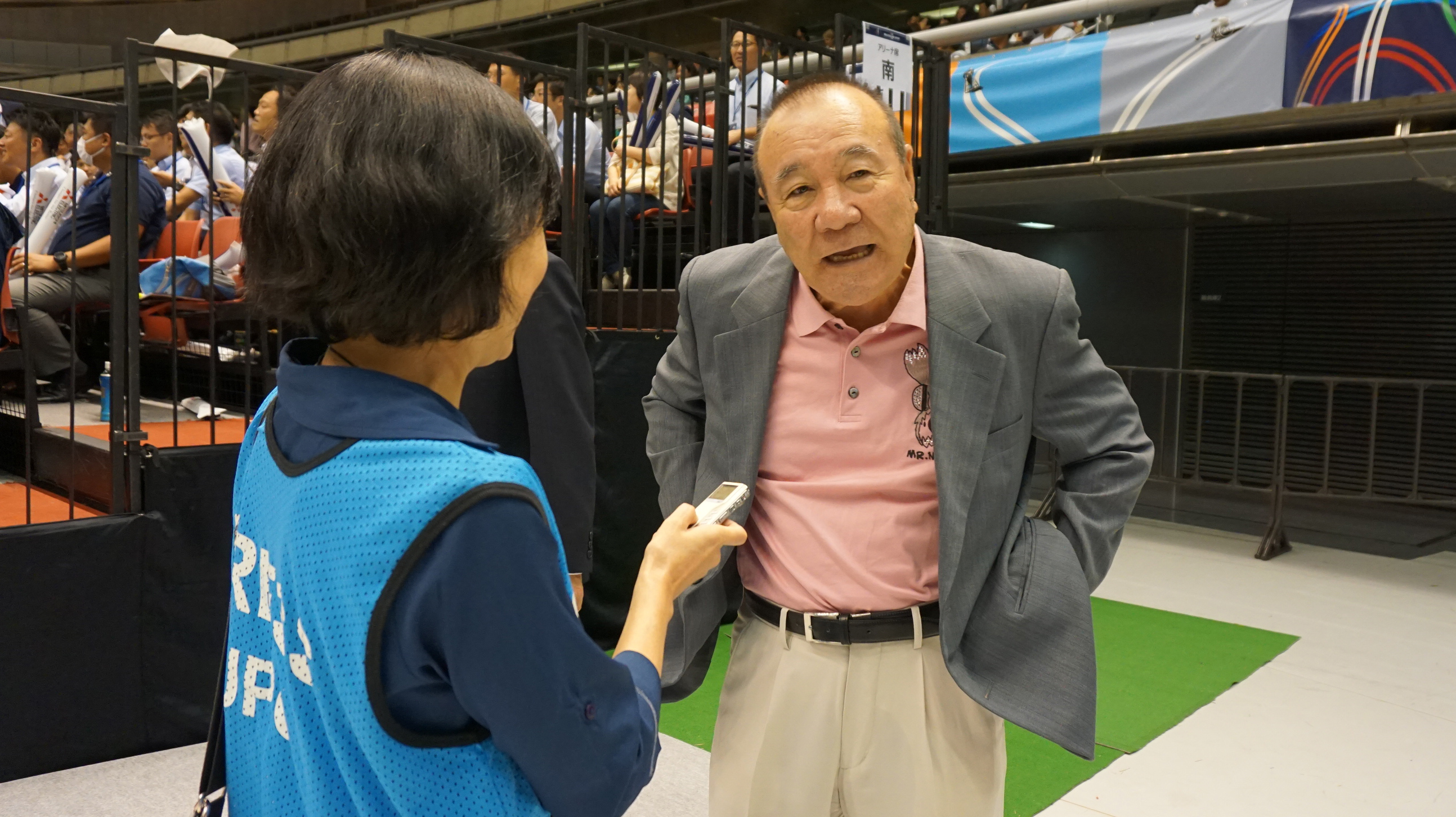 日本プロ野球名球会の山本理事長と柴田副理事長が 車いすバスケを体験＆観戦！　