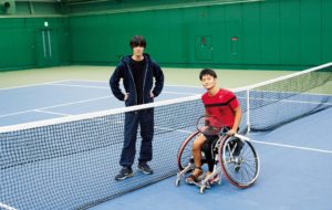 三木拓也(車いすテニス)×遠藤史也(メンズノンノモデル)