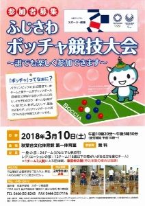 ふじさわボッチャ競技大会