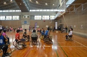 パラスポーツ体験教室　特別編　車いすバスケ