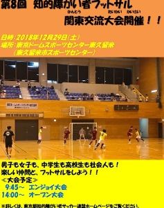 第8回 知的障がい者フットサル 関東交流大会