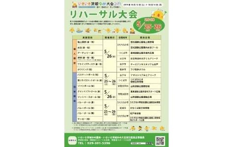 第19回全国障害者スポーツ大会リハーサル大会兼第40回関東甲信越身体障害者アーチェリー茨城大会