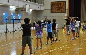 パラスポーツ体験教室(9月) ~スポーツウエルネス吹矢~の画像