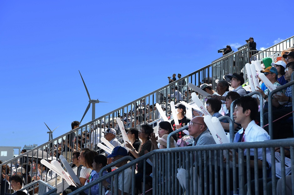 首都圏で唯一の国際水準の競技コースで、「海の森水上競技場」完成記念レガッタが開催。