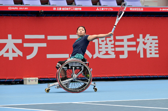 東京2020大会と同じ会場で、迫力ある車いすテニスを観戦！