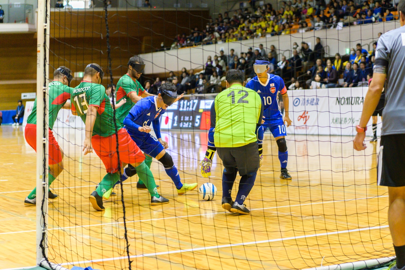 手に汗握る白熱の代表戦！「ブラインドサッカーチャレンジカップ2019」日本代表vsモロッコ代表