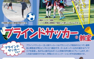 ブラインドサッカー教室【水元小合】の画像