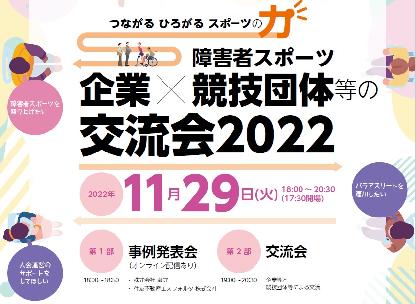 企業×障害者スポーツ競技団体等の交流会2022