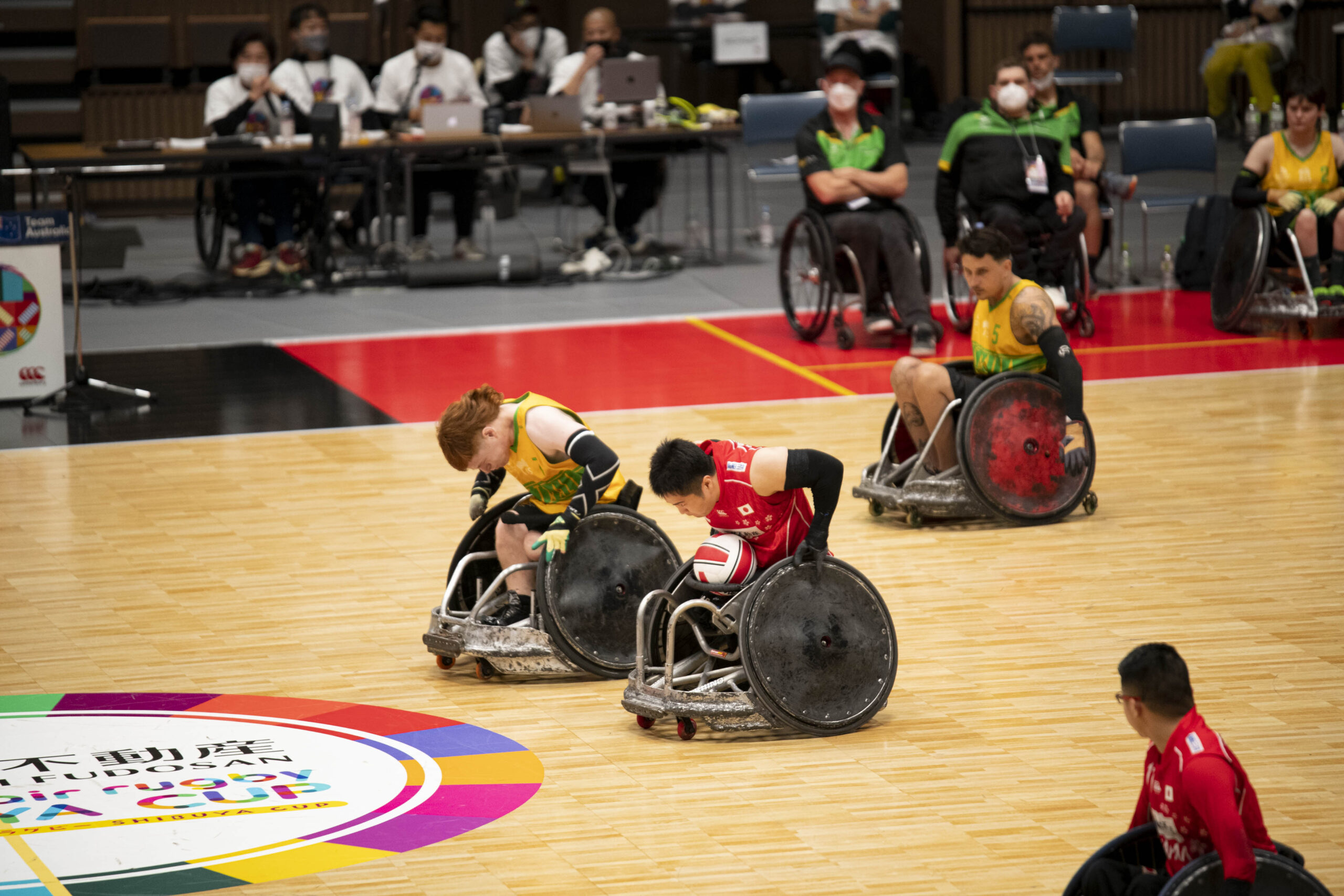 激しいぶつかり合いに会場が沸いた！ 「三井不動産 2022 車いすラグビー SHIBUYA CUP」観戦会レポート