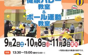 手のひら健康バレー&ボール運動教室(武蔵台)