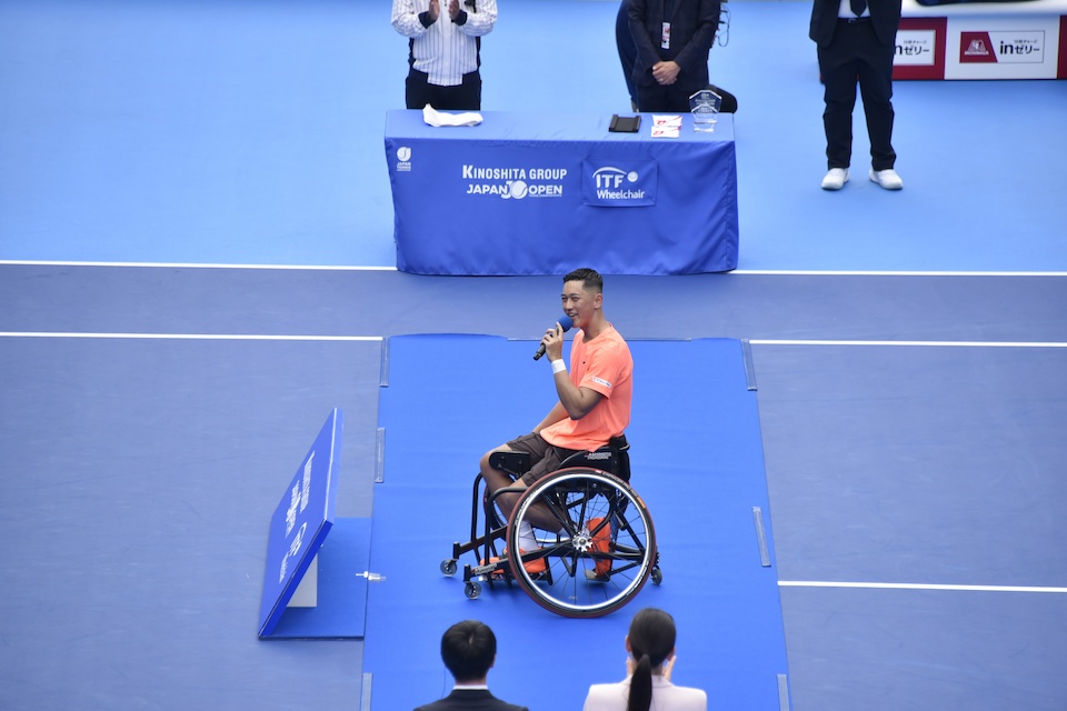 小田凱人選手が優勝!「木下グループオープン 車いすテニス大会」観戦会レポート